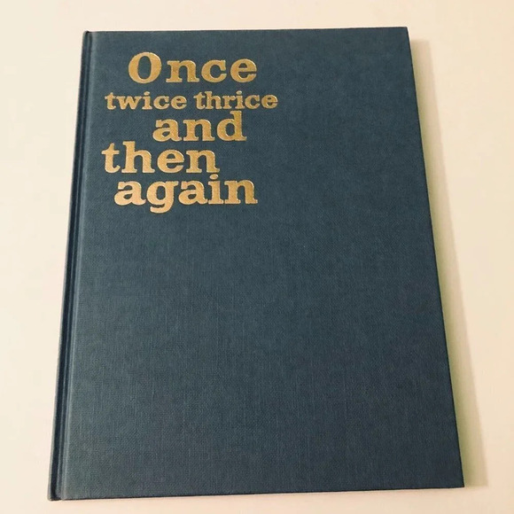 Vintage  1976 Once Twice Thrice and Then Again Dorothy Edwards Book HC DJ - Picture 9 of 16
